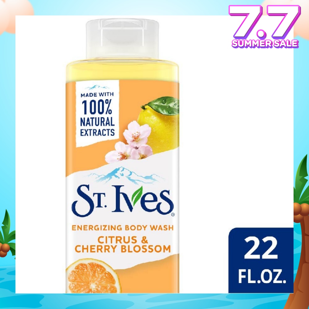 Energizing Body Wash Citrus & Cherry Blossom (100% Natural Citrus And Cherry Blossom Extracts) 650ml