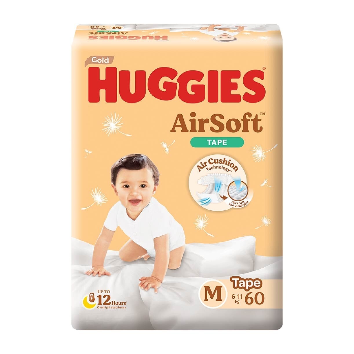 Huggies Airsoft Tape (Tape, Size M, 6-11kg) 60s