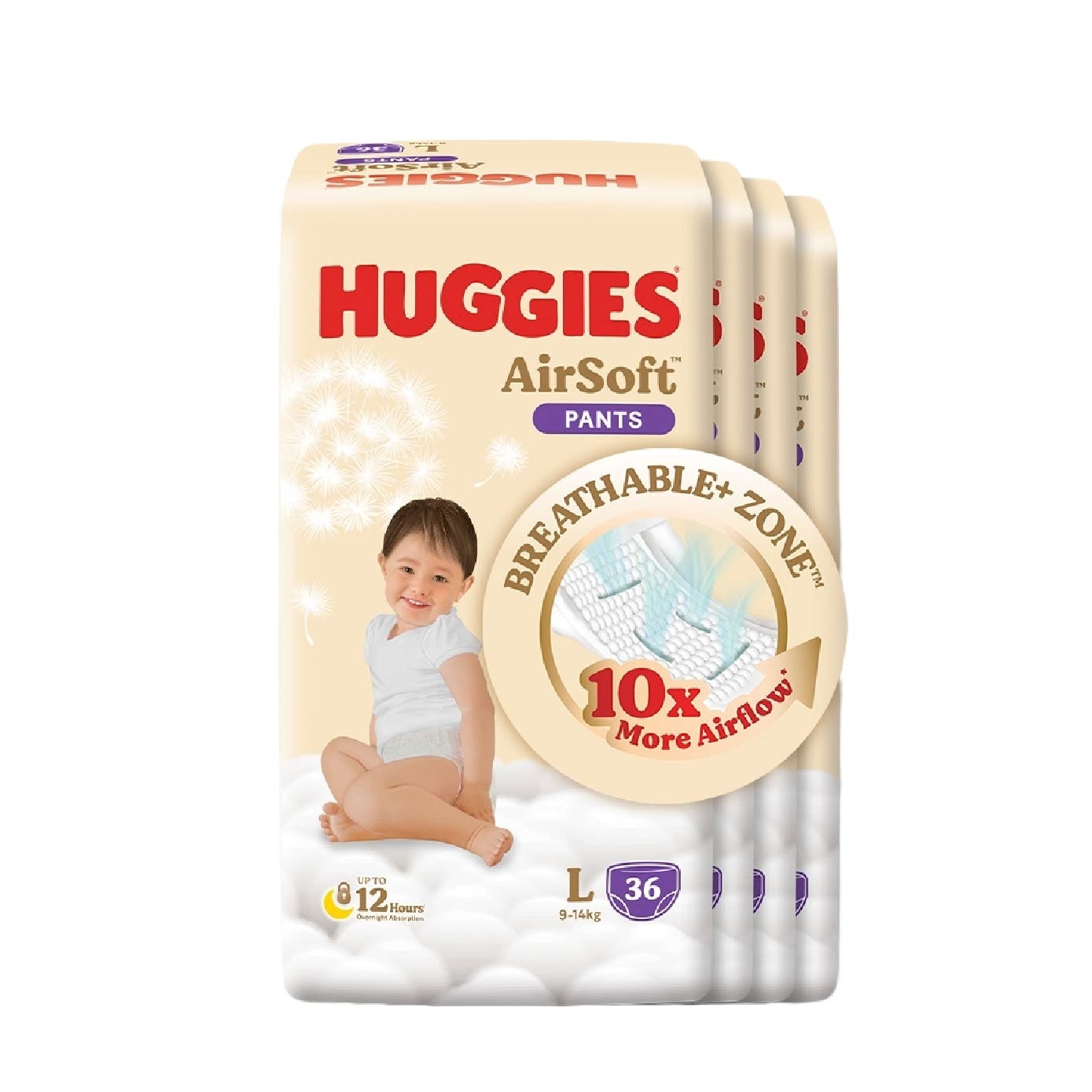 Huggies Airsoft Pants (Size L, 9-14kg) 44s