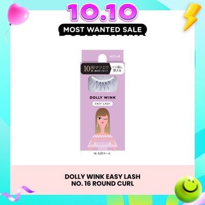 DOLLY WINK Easy Lash 16 Round Curl (Center Lash) 1 Pair image