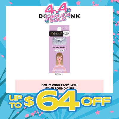 DOLLY WINK - Easy Lash 16 Round Curl (Center Lash) 1 Pair