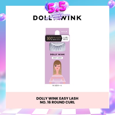 DOLLY WINK - Easy Lash 16 Round Curl (Center Lash) 1 Pair