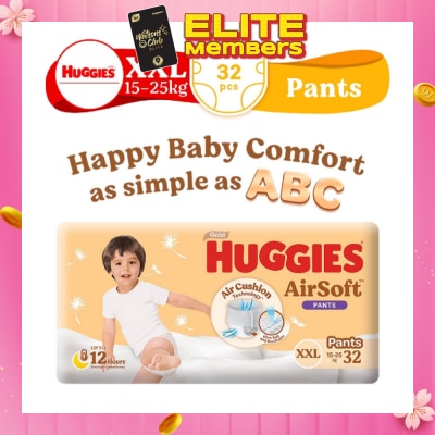 HUGGIES Gold Airsoft Pants Size XXL (For 15kg to 25kg) 32s