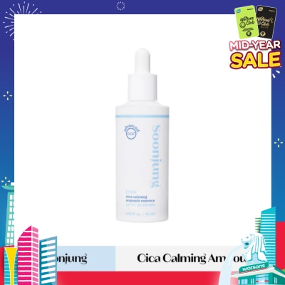 ETUDE Soonjung Cica Calming Ampoule Essence (Gently Moisturizes And Soothes The Sensitive Skin) 50ml
