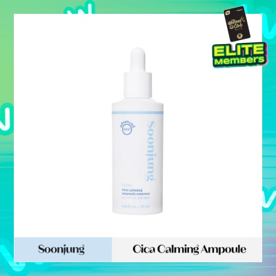 ETUDE Soonjung Cica Calming Ampoule Essence (Gently Moisturizes And Soothes The Sensitive Skin) 50ml