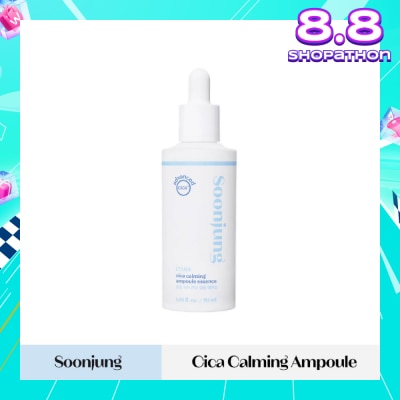 ETUDE Soonjung Cica Calming Ampoule Essence (Gently Moisturizes And Soothes The Sensitive Skin) 50ml