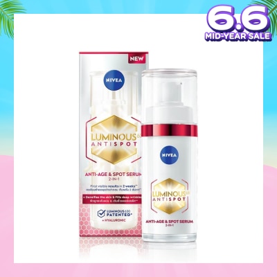 NIVEA Luminous 630 Spot Serum AA (Reduce And Lighten Deep Dark Spots At The Root In Just 2 Weeks, And Prevent Their Re Appearance) 30ml