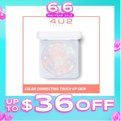 4U2 - Color Correcting Touch Up Skin (4 Shades In One Cartridge, The Texture Is Soft, Smooth And Fine, Helping To Brighten The Skin) 11g