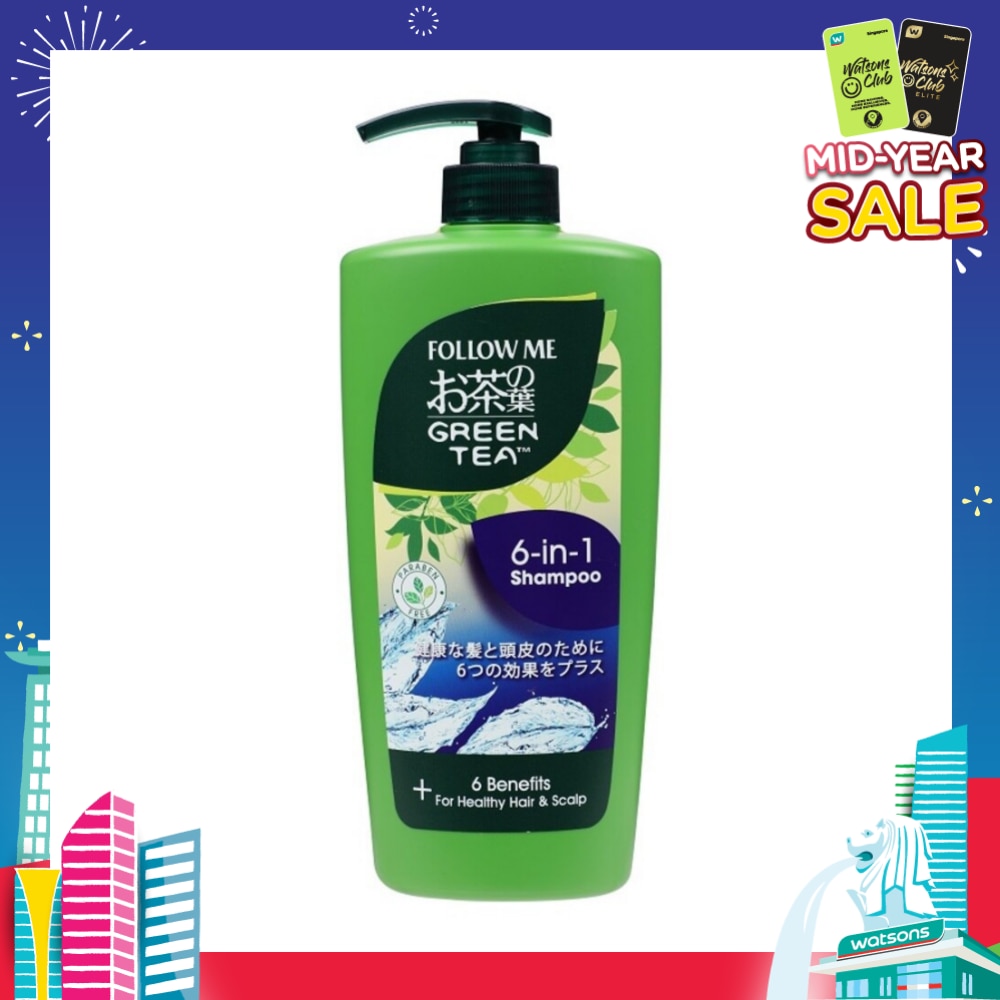 Green Tea 6 in 1 Shampoo 650ml