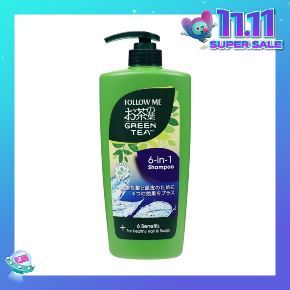 Green Tea 6 in 1 Shampoo 650ml