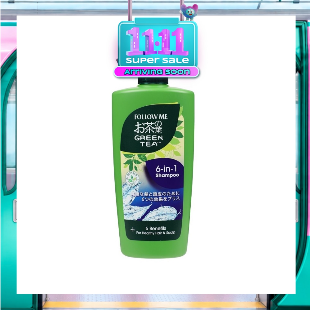 Green Tea 6 in 1 Shampoo 650ml image