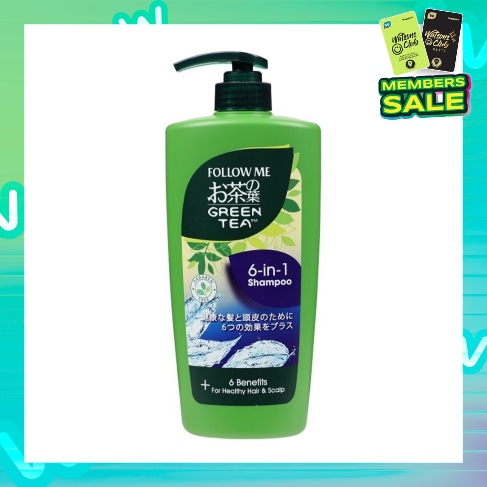 Green Tea 6 in 1 Shampoo 650ml