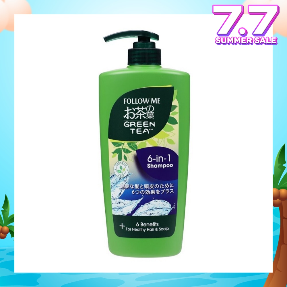 Green Tea 6 in 1 Shampoo 650ml