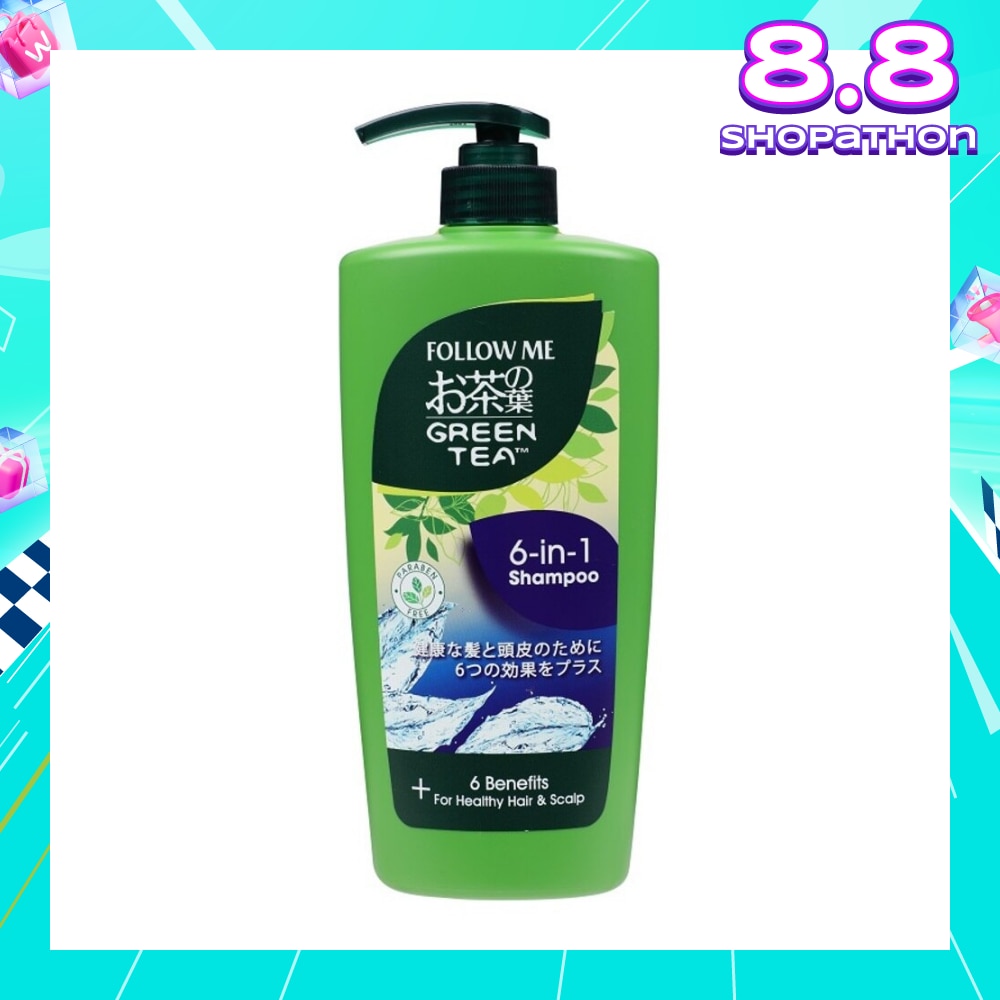 Green Tea 6 in 1 Shampoo 650ml
