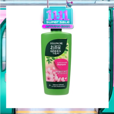 FOLLOW ME Green Tea Soft & Smooth Shampoo 650ml image