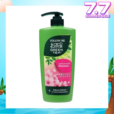 FOLLOW ME Green Tea Soft & Smooth Shampoo 650ml