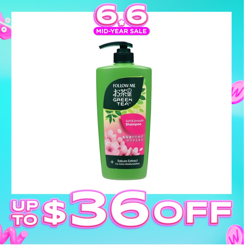 Green Tea Soft & Smooth Shampoo 650ml