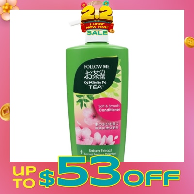 FOLLOW ME Green Tea Soft & Smooth Conditioner 650ml