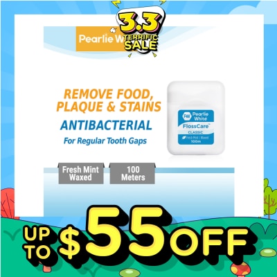 PEARLIE WHITE® Pearlie White FlossCare Classic Fresh Mint Dental Floss 100m