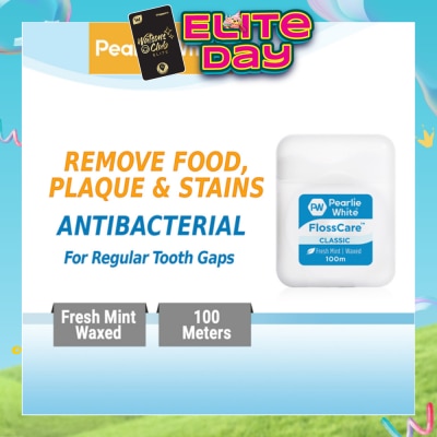 PEARLIE WHITE® - Pearlie White FlossCare Classic Fresh Mint Dental Floss 100m