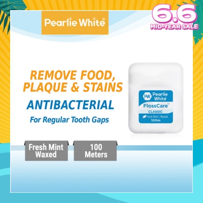 PEARLIE WHITE® Pearlie White FlossCare Classic Fresh Mint Dental Floss 100m