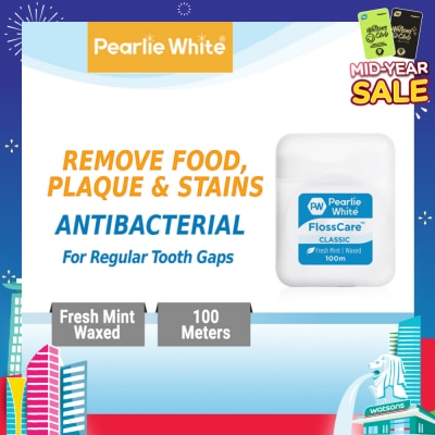 PEARLIE WHITE® Pearlie White FlossCare Classic Fresh Mint Dental Floss 100m