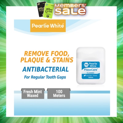 PEARLIE WHITE® - Pearlie White FlossCare Classic Fresh Mint Dental Floss 100m