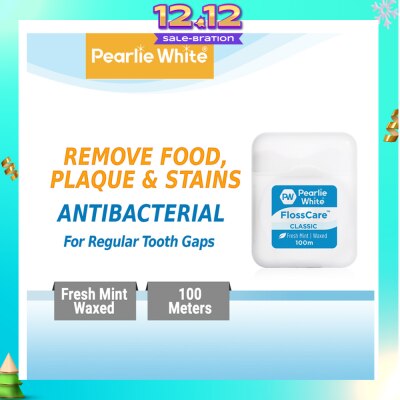 PEARLIE WHITE® Pearlie White FlossCare Classic Fresh Mint Dental Floss 100m