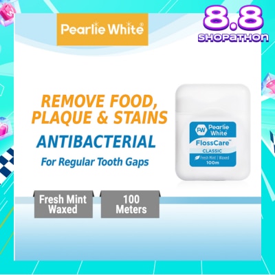 PEARLIE WHITE® Pearlie White FlossCare Classic Fresh Mint Dental Floss 100m