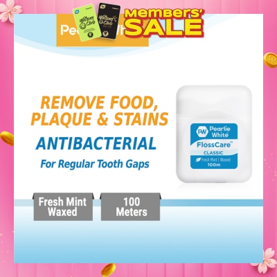 PEARLIE WHITE® Pearlie White FlossCare Classic Fresh Mint Dental Floss 100m