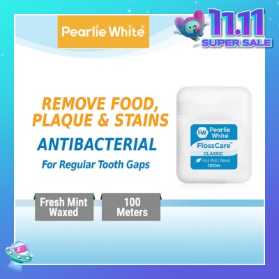 PEARLIE WHITE® Pearlie White FlossCare Classic Fresh Mint Dental Floss 100m