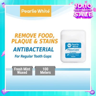 PEARLIE WHITE® Pearlie White FlossCare Classic Fresh Mint Dental Floss 100m