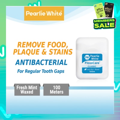 PEARLIE WHITE® Pearlie White FlossCare Classic Fresh Mint Dental Floss 100m