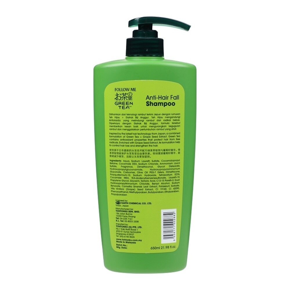 Green Tea Anti-Hair Fall Shampoo 650ml