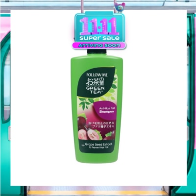 FOLLOW ME Green Tea Anti Hair Fall Shampoo 650ml image