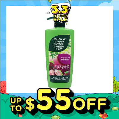 FOLLOW ME Green Tea Anti-Hair Fall Shampoo 650ml