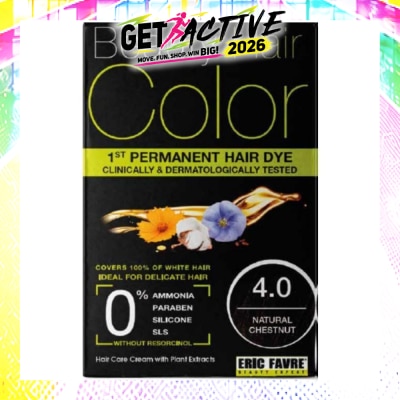 BEAUTY HAIR COLOR - Permanent Hair Dye 4.0 Natural Chestnut 160ml image