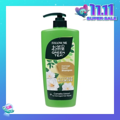 FOLLOW ME Green Tea Damage Repair Shampoo 650ml