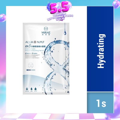 MIRAE - Ex8 Minutes Hydrating Mask (Hydrate And Moisturize To Keep Skin Glowing, Delivers The Benefits Of A 20 Minute Sheet Mask In Just 8 Minutes) 1s