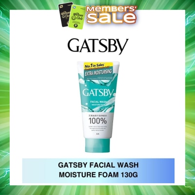 GATSBY - Facial Wash Moisture Foam 130g
