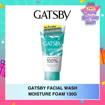 GATSBY Facial Wash Moisture Foam 130g