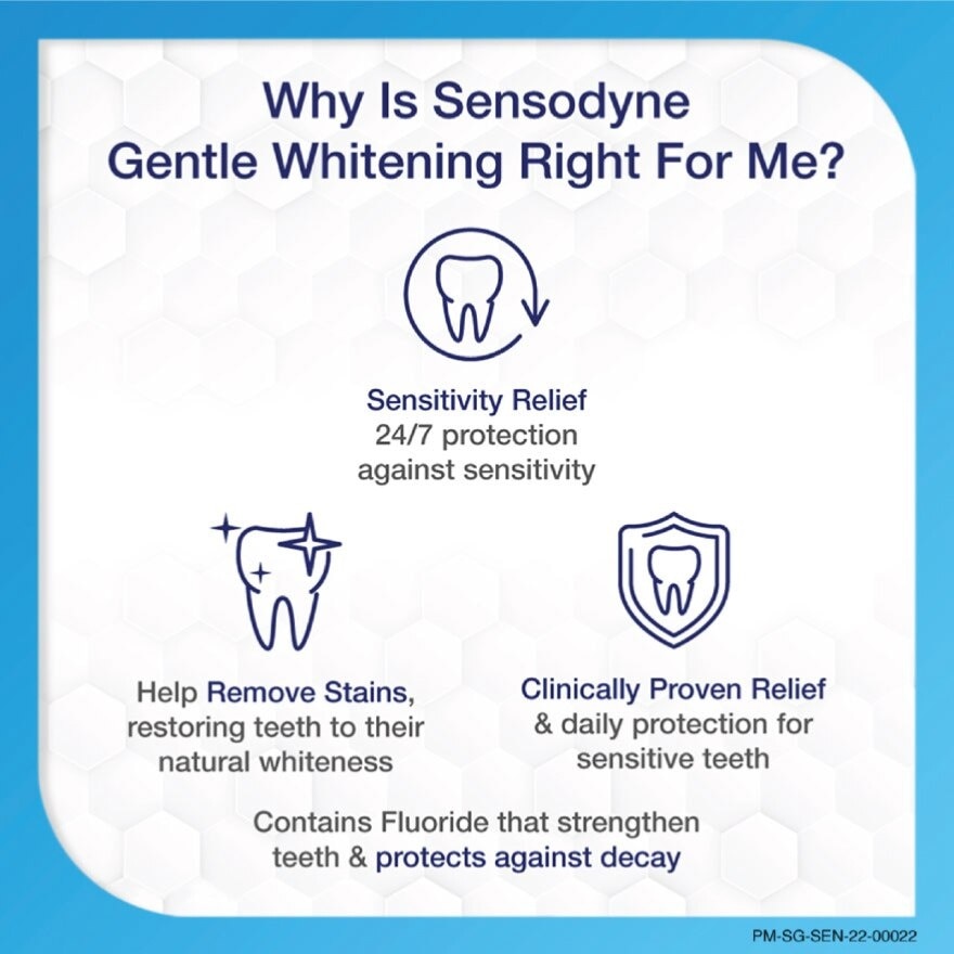 Sensitive Teeth Oral Care Toothpaste Gentle Whitening (Dental Sensitivity Relief) 100g