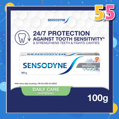 SENSODYNE Sensitive Teeth Oral Care Toothpaste Gentle Whitening (Dental Sensitivity Relief) 100g