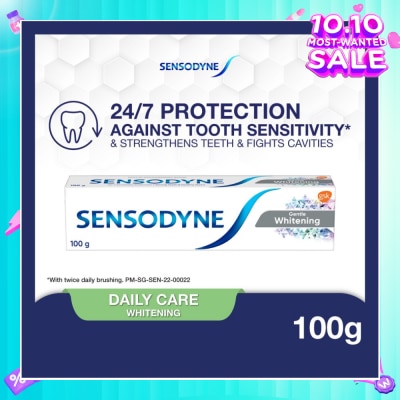 SENSODYNE Sensitive Teeth Oral Care Toothpaste Gentle Whitening (Dental Sensitivity Relief) 100g