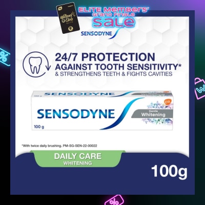 SENSODYNE Sensitive Teeth Oral Care Toothpaste Gentle Whitening (Dental Sensitivity Relief) 100g