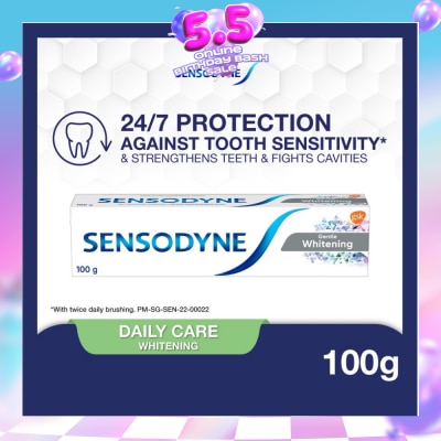 SENSODYNE - Sensitive Teeth Oral Care Toothpaste Gentle Whitening (Dental Sensitivity Relief) 100g