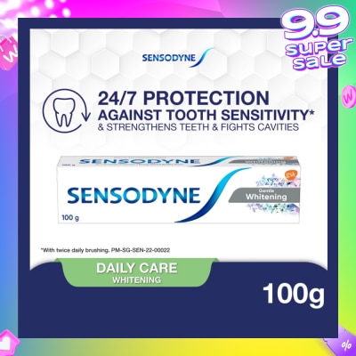 SENSODYNE Sensitive Teeth Oral Care Toothpaste Gentle Whitening (Dental Sensitivity Relief) 100g