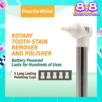 PEARLIE WHITE® Powered Tooth Whitener & Stain Remover