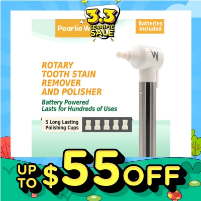 PEARLIE WHITE® Powered Tooth Whitener & Stain Remover