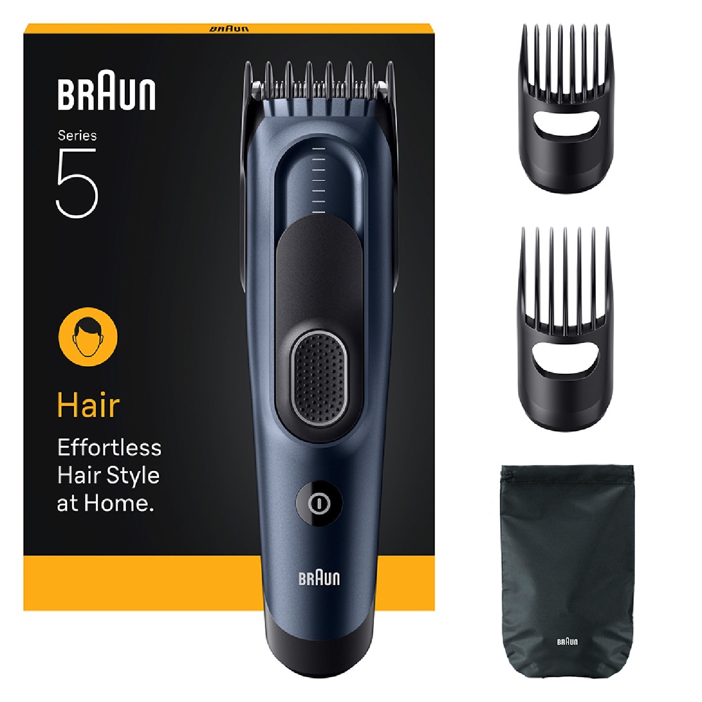 Series 5 HC 5550 Hair Clipper with 17 Length Settings & Lifetime Sharp Blades 1s